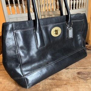 Vintage Coach Madeline Leather Handbag